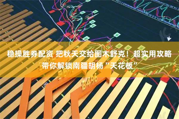 稳操胜券配资 把秋天交给图木舒克！超实用攻略带你解锁南疆胡杨“天花板”